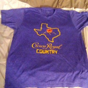 Texas Crown Royal t-shirt men's size large